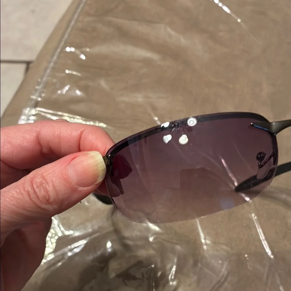 Men’s Stylish Black and Purple Sunglasses